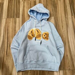 Baby Blue Kill The Bear Embroidered Palm Angels hoodie